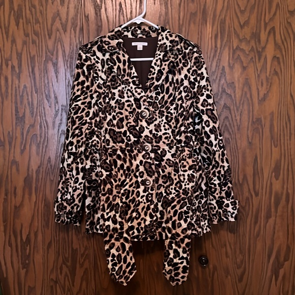Leopard print jacket - Size Large - Picture 4 of 8